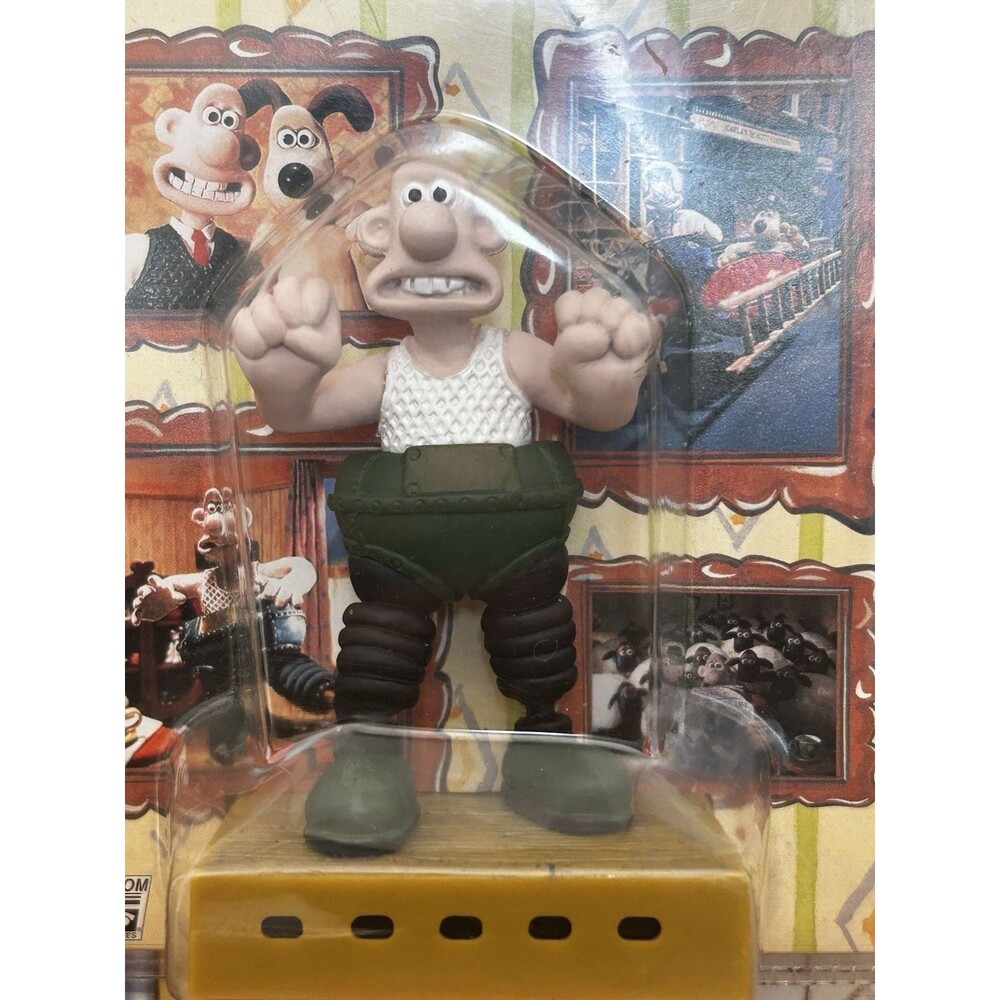 Vintage 1996 Wallace & Gromit Air Freshener Figure Wrong Trousers New Sealed - Picture 3 of 6